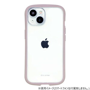 iPhone15pwʌ^P[X Chrome-CLEAR Cocoa iP23-61-CHC10