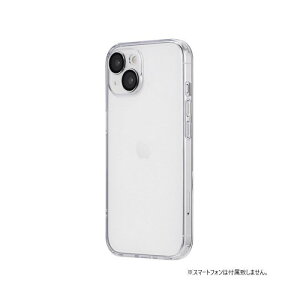 iPhone 15 �n�C�u���b�h�P�[�X�uUTILO All Glass Cover�v �N���A LN-IM23CAGCL