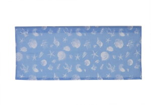 �J�t�F�J�[�e�� �V�F���t�B�b�V�� �u���[ ��100% 110×45cm �C���h��