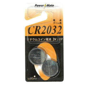 �p���[���C�g ���`�E���R�C���d�r(CR2032�E2P)�y10�Z�b�g�z 275-20