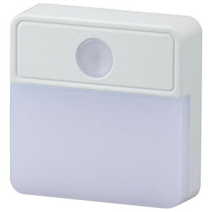 OHM ���^LED�i�C�g���C�g ���ÃZ���T�[�� �d���F NIT-ALA6MSQ-WL