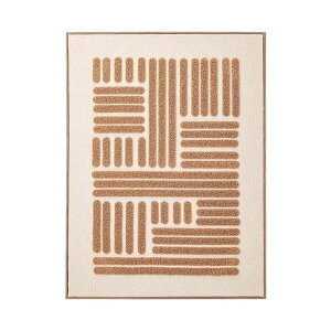 �A�[�g�p�l�� �u���E�� 60×80.5cm �Ǌ|�� �C���e���A ������� �G��