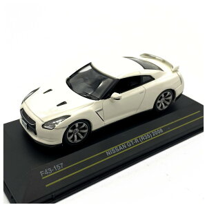 ���f���J�[ 1/43 �j�b�T�� GT-R R35 2008 �z���C�g �~�j�J�[ �����i
