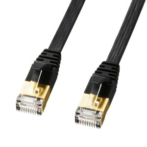 LAN�P�[�u�� 10m CAT7 �E���g���t���b�g �����b�L 10Gbps �u���b�N