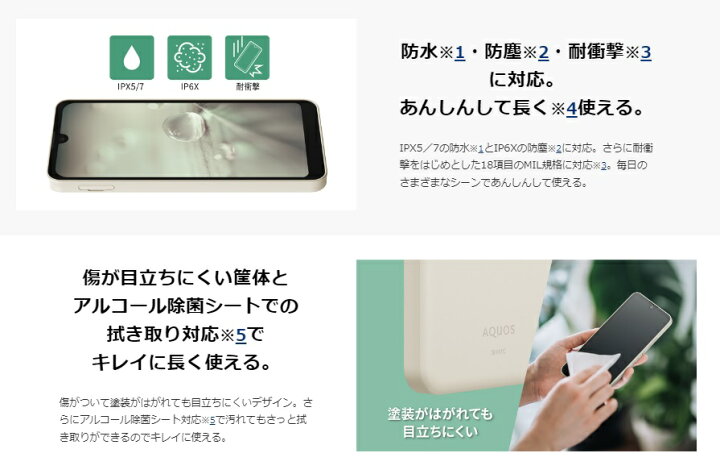 楽天市場】新品未使用 docomo AQUOS wish2 SH-51C ブルー SIMロック 