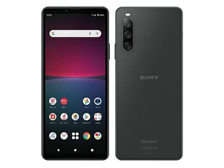 楽天市場】新品未使用 docomo SIMフリー Xperia 10 IV SO-52C ブラック 
