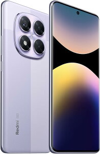【新品未開封】シャオミ(Xiaomi) SIMフリー スマートフォン Redmi Note Pro 14 5G 8+512GB 日本語版 2億画素 5110mAh大容量バッテリー docomo/au/SoftBank/Rakuten Mobile 回線対応 ラベンダーパープル