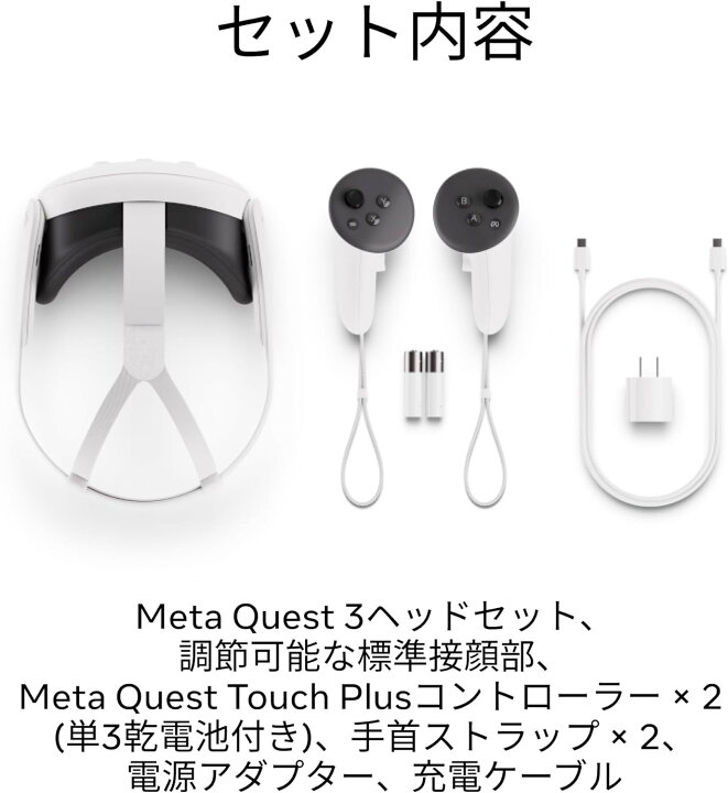 楽天市場】【あす楽】【新品未開封】Meta Quest 3 128GB VRヘッド 