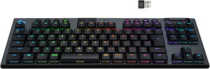 ViJi@Logicool G(WN[ G) Q[~OL[{[h eL[X CX G913 TKL ^ GLXCb` NbL[ {z LIGHTSPEED  Bluetooth ڑΉ LIGHTSYNC RGB G913-TKL-CKBK