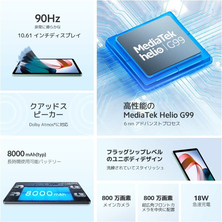 楽天市場】新品未開封 日本国内版 Xiaomi Redmi Pad タブレット 3GB+ 