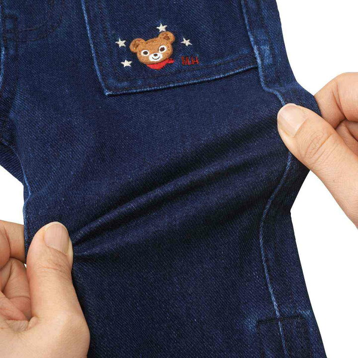 楽天市場】☆ ミキハウス mikiHOUSE星ワッペン付き プッチーストレッチ  