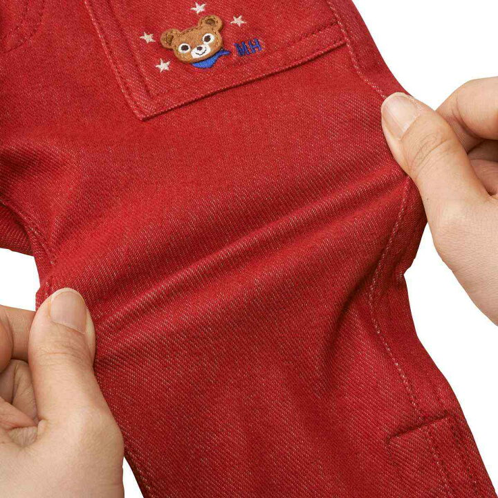 楽天市場】☆ ミキハウス mikiHOUSE星ワッペン付き プッチーストレッチ  