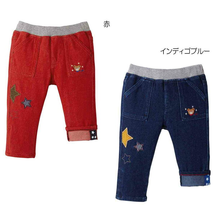 楽天市場】☆ ミキハウス mikiHOUSE星ワッペン付き プッチーストレッチ  