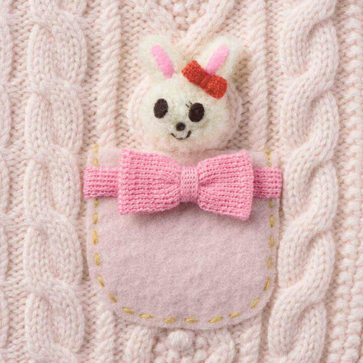 楽天市場】ミキハウス mikihouse プッチー＆うさこ 編みモチーフ付き 