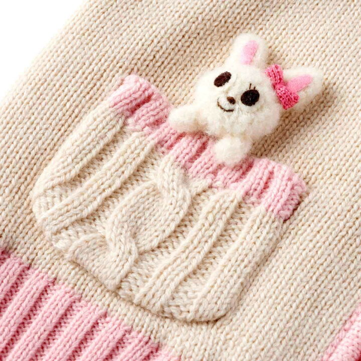 楽天市場】ミキハウス mikiHOUSEプッチー＆うさこ ニットジャケット  