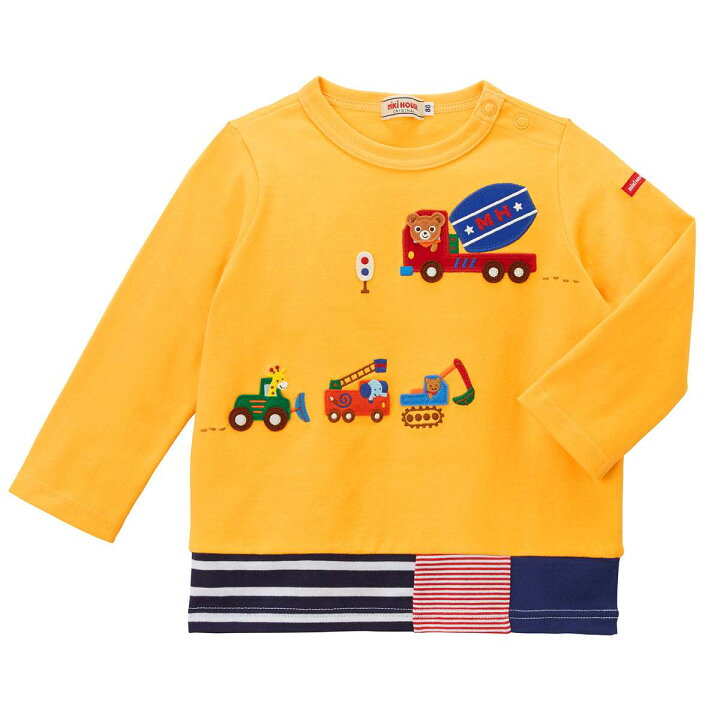 楽天市場】【セール30%OFF】ミキハウス mikihouse 働く車 長袖Tシャツ 