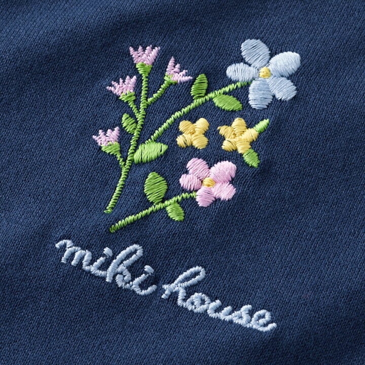 楽天市場】【スーパーセール40%OFF】ミキハウス mikihouse お花刺繍 