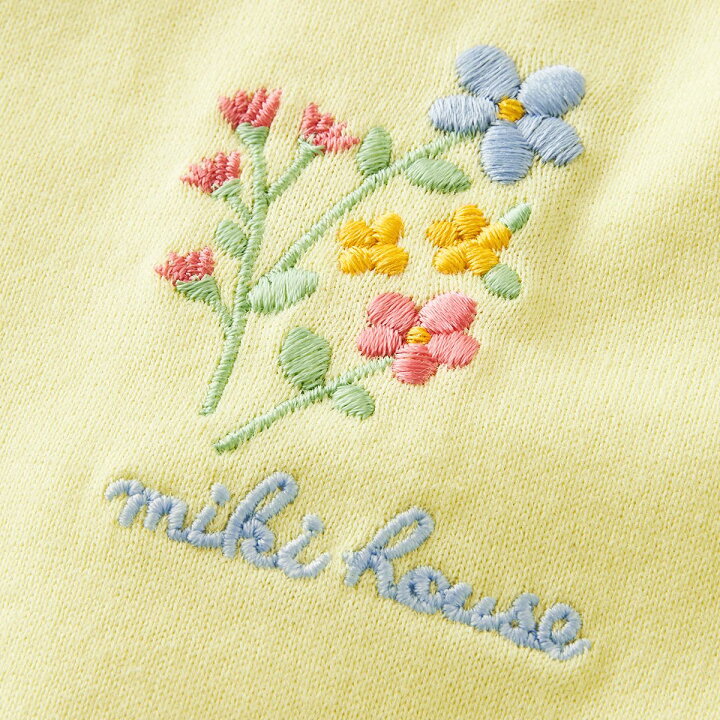 楽天市場】【スーパーセール40%OFF】ミキハウス mikihouse お花刺繍 