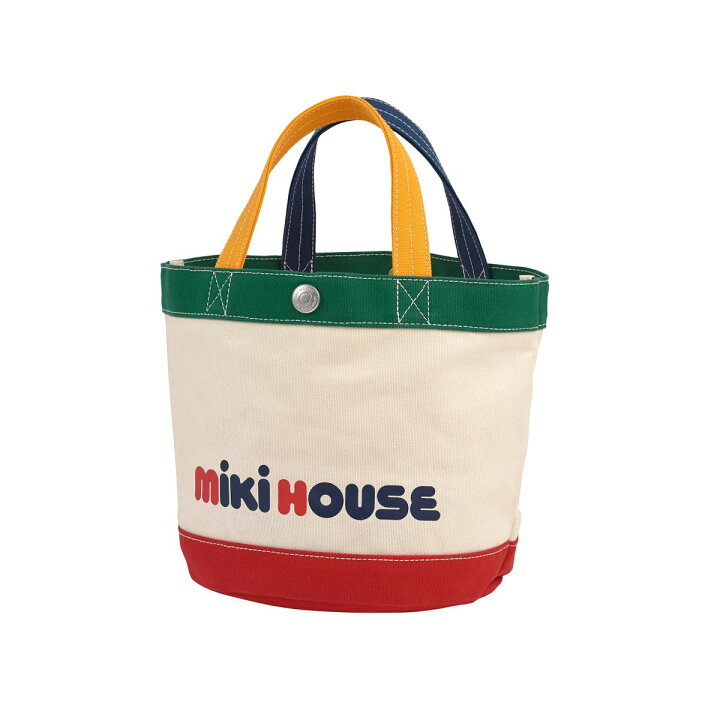 楽天市場】ミキハウス mikihouse バケツ型 ロゴトートバッグ 