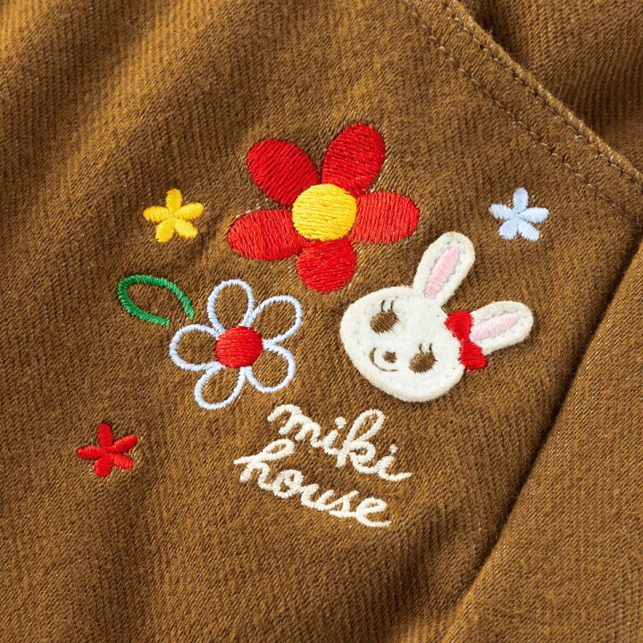 楽天市場】【セール30%OFF】ミキハウス mikihouse うさことお花刺繍 