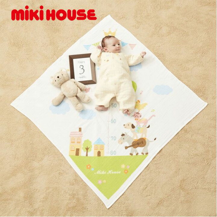 楽天市場】【ベビーフェア】ミキハウス mikihouse ガーゼバスタオル 