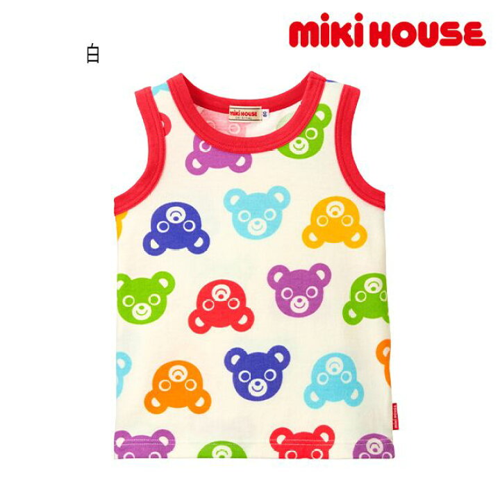 楽天市場】【サマーセール30%OFF】 ミキハウス mikihouse 総柄タンク  