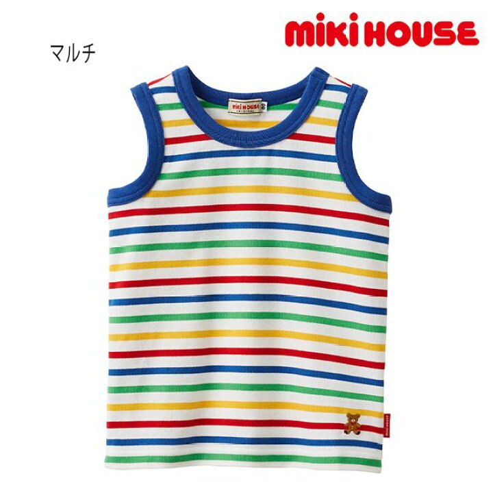 楽天市場】【サマーセール40%OFF】ミキハウス mikihouse ボーダー柄 