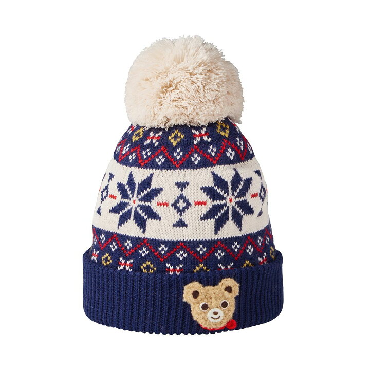 楽天市場】【セール30%OFF】ミキハウス mikihouse 雪柄ニットフード《S 