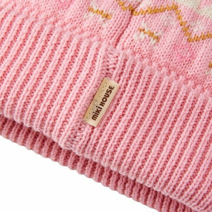 楽天市場】【セール30%OFF】ミキハウス mikihouse 雪柄ニットフード《S 