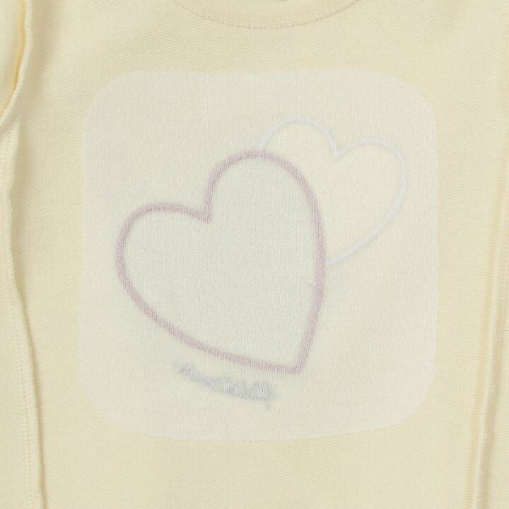 楽天市場】【セール30%OFF】プティマイン ハートモチーフ長袖Tシャツ  