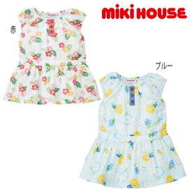 【セール30%OFF】ミキハウス mikihouse うさこトロピカルワンピース（80cm-100cm） スカート ワンピース かわいい おしゃれ ベビー キッズ 子供 女の子 【12-1907-459】[sp-s]