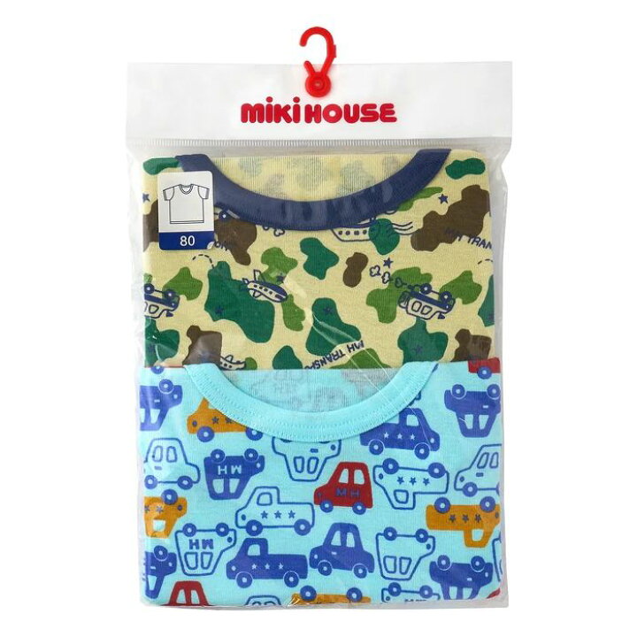 楽天市場】【サマーセール40%OFF】ミキハウス mikihouse 迷彩＆車 半袖 