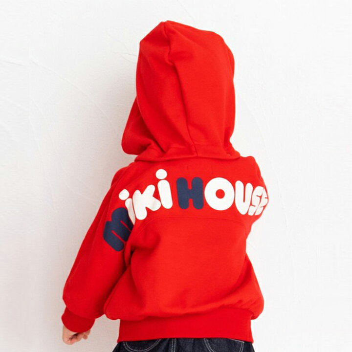 楽天市場】【セール30%OFF】ミキハウスmikihouseバックロゴパーカー 