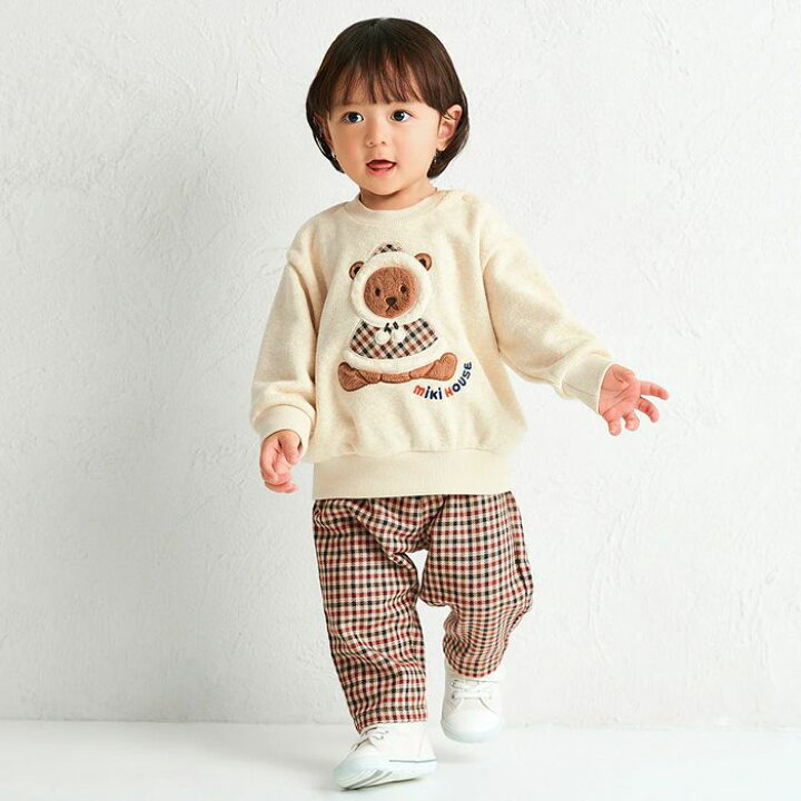 楽天市場】ミキハウスmikihouseチェック柄パンツ(80cm-130cm)ボトムス