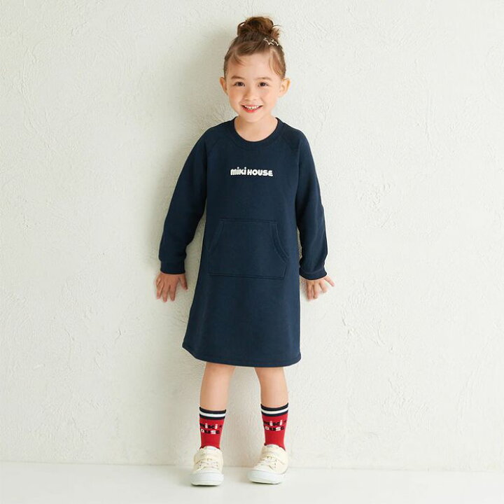 楽天市場】【WEB限定】ミキハウス mikihouse ロゴワンピース (80cm 