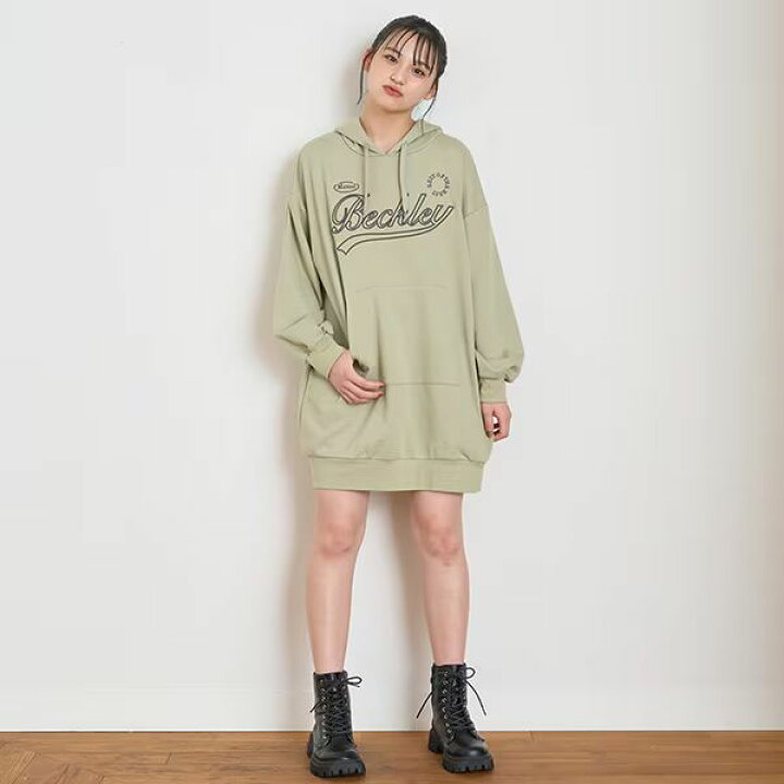 楽天市場】ラブトキシック【LTXC】立体刺しゅうパーカワンピース《M-L  
