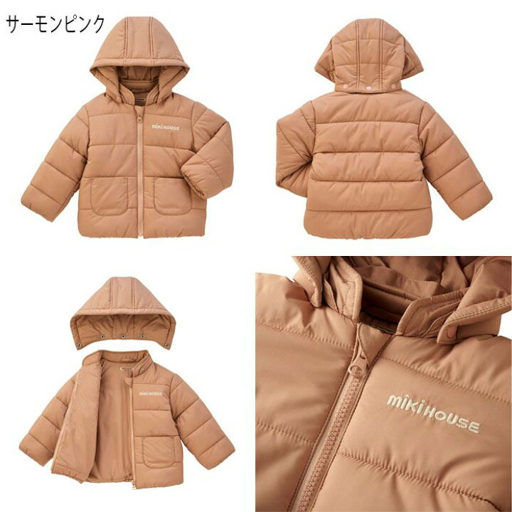 楽天市場】ミキハウスmikihouseタフタ中綿ロゴジャンパー(80cm-130cm 