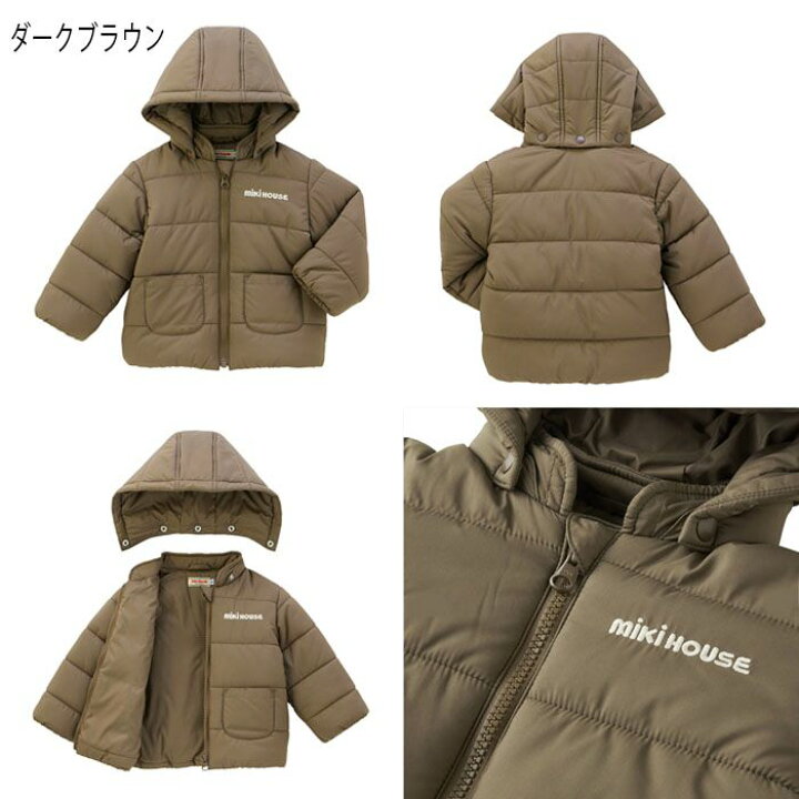 楽天市場】ミキハウスmikihouseタフタ中綿ロゴジャンパー(80cm-130cm 