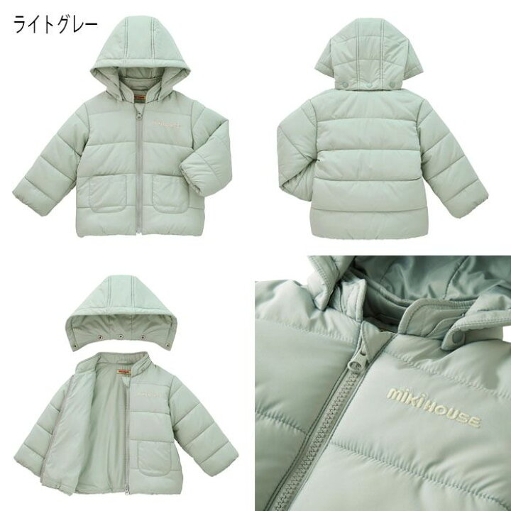 楽天市場】ミキハウスmikihouseタフタ中綿ロゴジャンパー(80cm-130cm 