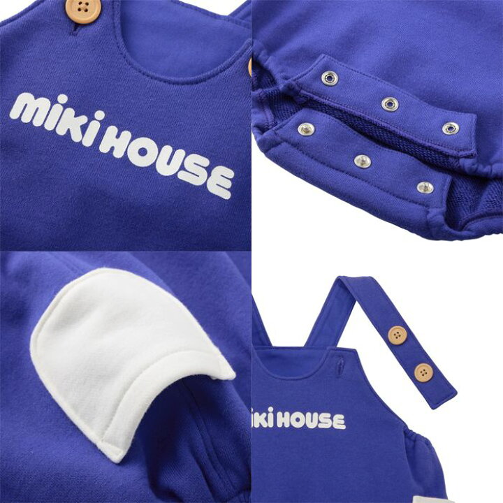 楽天市場】【WEB限定】ミキハウス mikihouse ロゴロンパース《F(80cm 