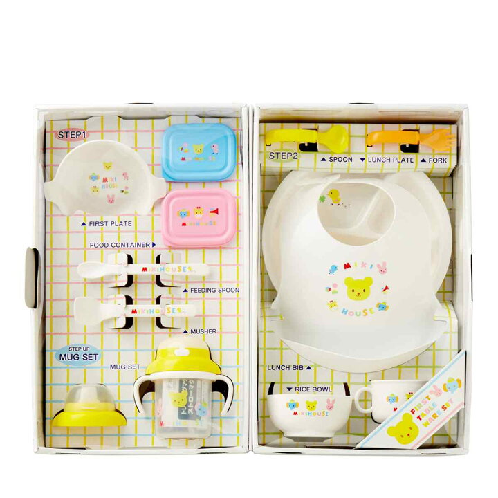 楽天市場】ミキハウス mikihouse 豪華なテーブルウェアセット(離乳食  