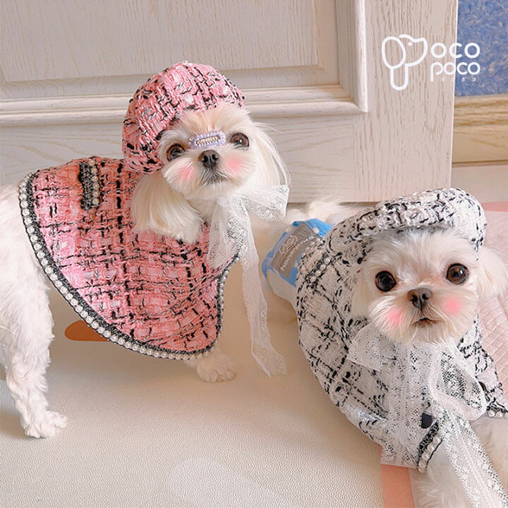 楽天市場】【全商品ポイント5倍】犬服 春 帽子付き2点セット犬服 