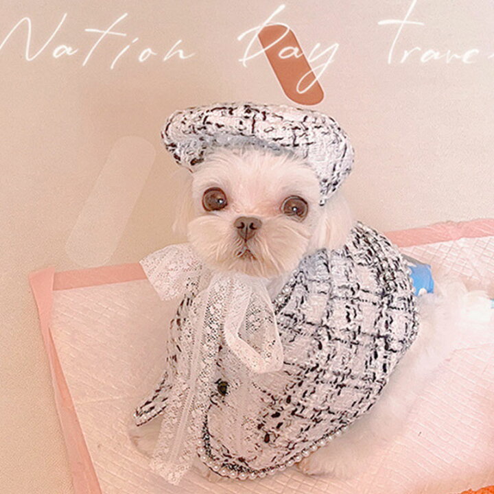 楽天市場】【全商品ポイント5倍】犬服 春 帽子付き2点セット犬服 