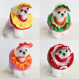 犬服 ペット用スタイ よだれかけ スカーフ バンダナ 帽子 首輪飾り お姫様 ペット装飾 アクセサリー 唾液タオル 大人気 ペット用品 贈り物 猫 ハロウィーン クリスマス