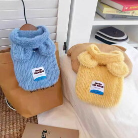 【全商品ポイント5倍】耳付きフードが激カワ！犬 服 秋冬 冬 フリース パーカー 小型犬 中型犬 あったか もこもこ フード付き 耳付き おしゃれ かわいい 防寒 着脱簡単 Dカン付き
