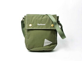 【BARBOUR/バブアー× and WANDER/アンドワンダー】2022AW Dead Stock / SHOULDER POUCH・ポケットショルダーポーチ/カーキグリーン