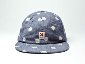 【BEST MADE/ベストメイド】Chambray Dot Ballcap・シャンブレー・ドット・ベースボールキャップ/インディゴ　（国内未展開・ニューヨークのお洒落なアウトドアストア オリジナルギア）