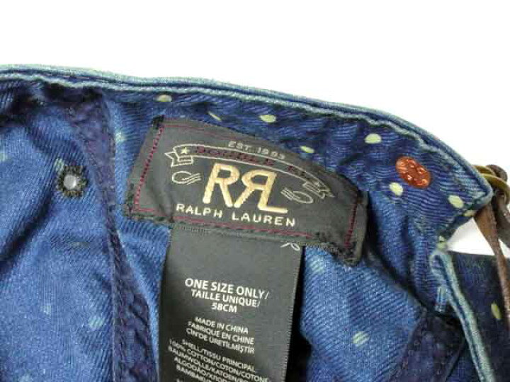 楽天市場】【RRL&CO./ダブルアールエル】Polka-Dot Railman Cap  