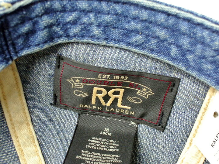 楽天市場】【RRL&CO./ダブルアールエル】Denim Service Cap / デニム 