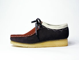 【Clarks Originals/クラークス オリジナルズ】2021Dead Stock・Wallabee / ワラビー・スエードレザー/ダークタンコンビ　（2021限定カラーデッドストック・日本未発売モデル）